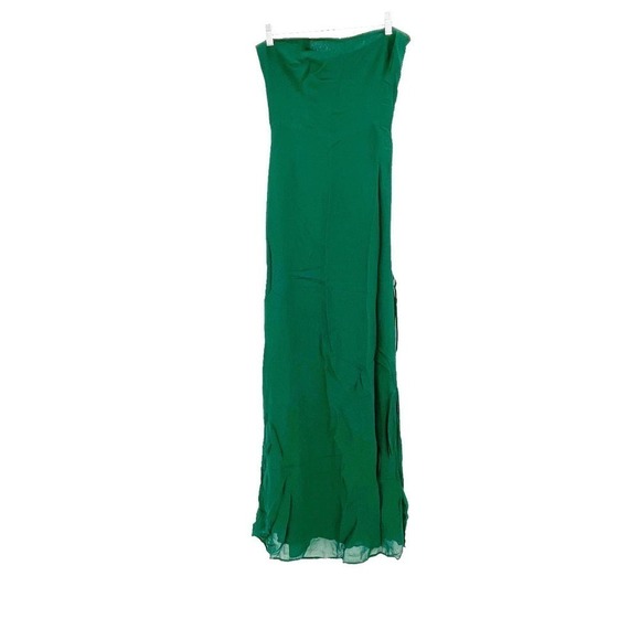Reformation Ingrid Emerald Dress (Strapless) Emerald Size 6 NWOT - Picture 1 of 9